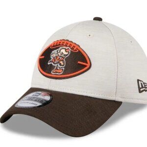 New Era 2024 Historic Sideline 39THIRTY Stretch Fit Cleveland Browns NWT M/L